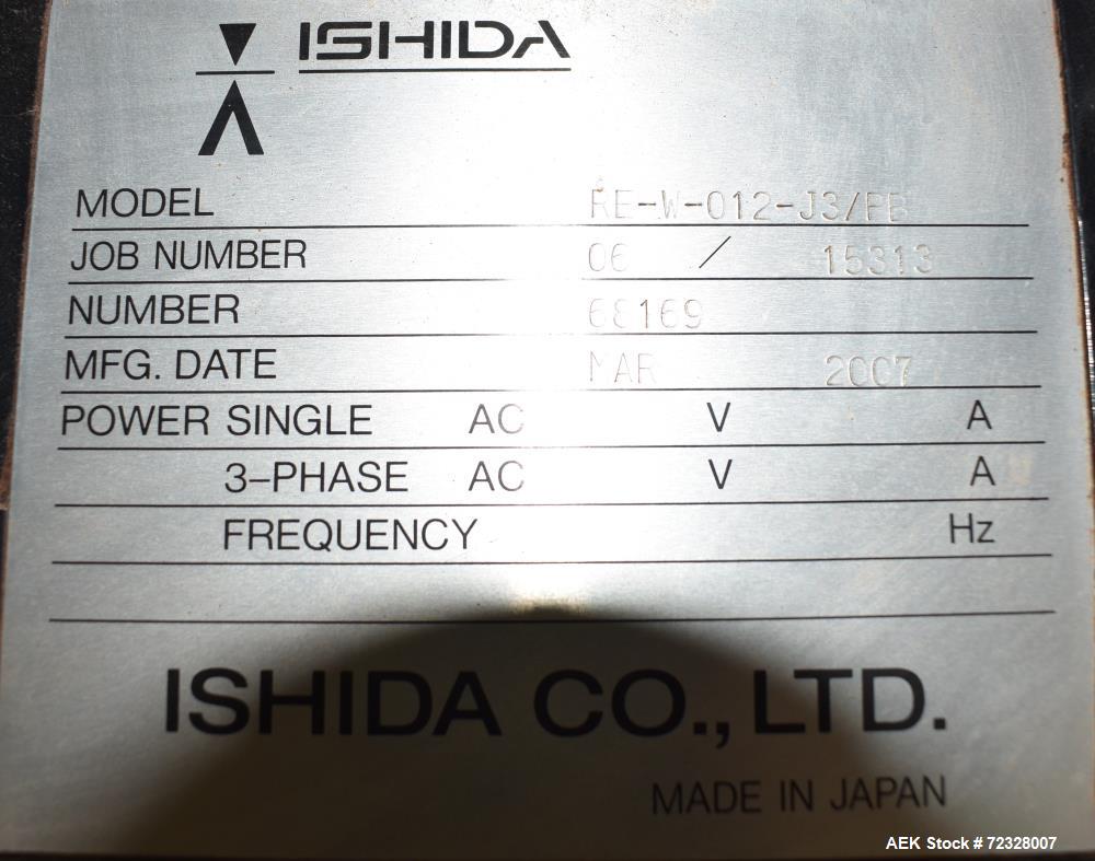 Ishida Checkweigher DACS-WN-012-SB/PB-I Checkweigher w/Reject up to 1200 grams